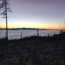 Západ slnka Vysoké Tatry